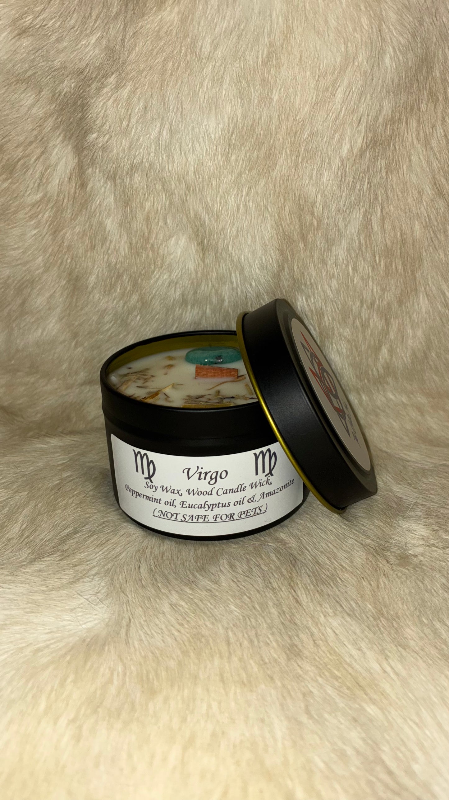 Zodiac candles 4oz Earth Signs